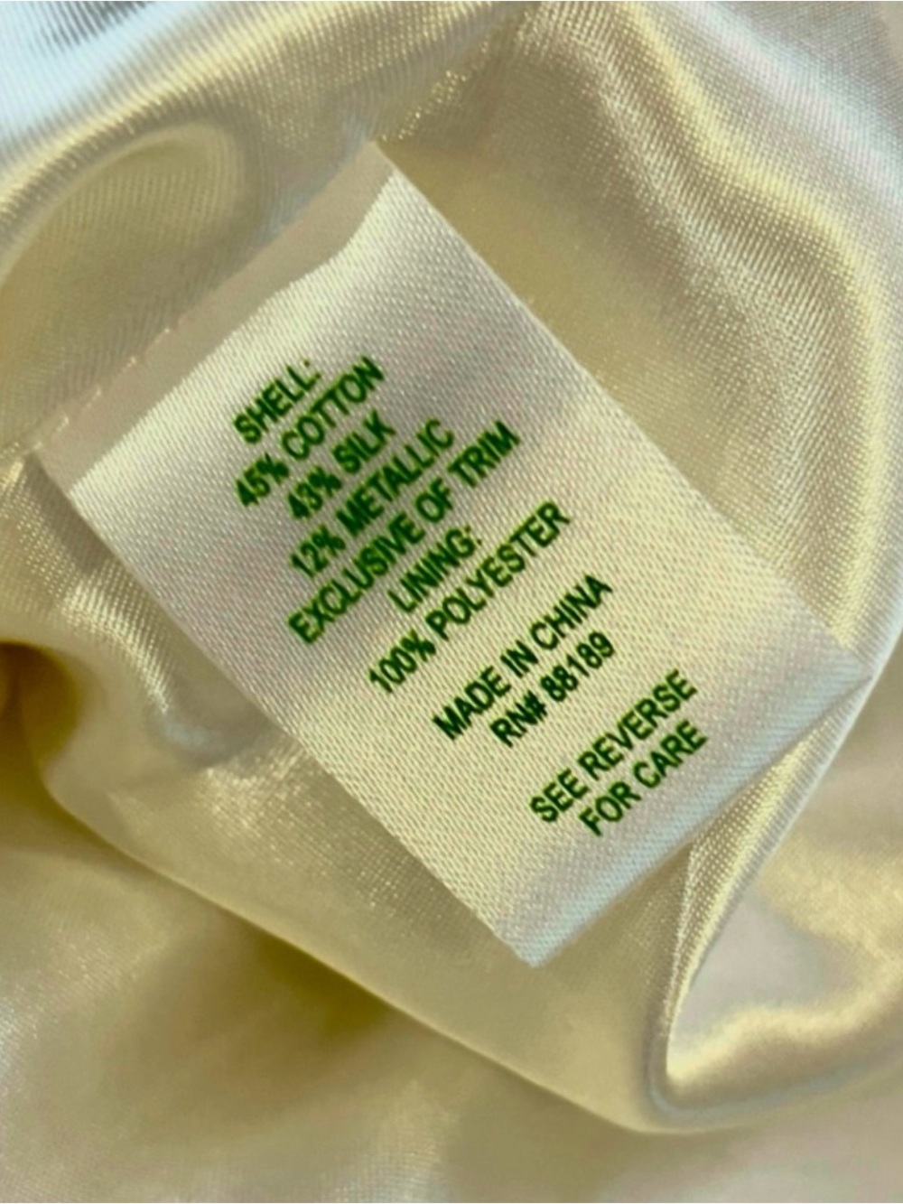 Lilly Pulitzer Blossom Strapless Embroidered Mini Dress Gold Cream Size 12 - Picture 11 of 12